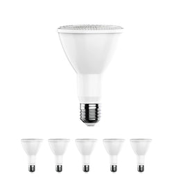 PAR30 LED Long Neck Light Bulbs - 12 Watt - 45 Watt Equivalent - 3000K - Warm White High CRI 90+