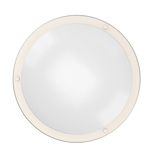 14-Inch Double Ring Dimmable LED Flush Mount Ceiling Light, 25W (90W Equivalent), 1750lm, 3 Color switchable (3000K/4000K/5000K), Brushed Nickel Finish, Commercial or Residential