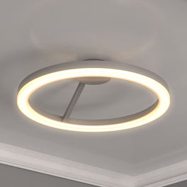 Circular LED Ceiling Light, 31W, 3000K, 1285LM, Dimmable, Aluminum Body Finish, Close to Ceiling Fixtures, Ceiling Light Fixtures