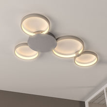 Load image into Gallery viewer, 4 Rings - LED Circle Flushmount Lights - 41W - 3000K - 2986LM - Flushmount for Bedroom
