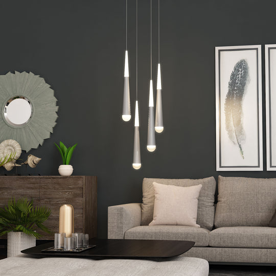 Living Room Pendant Lights, Low Ceiling Light Fixture, 7W, 3000K (Warm White), 348LM, Dimmable