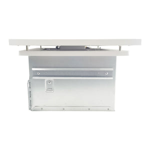Quiet Exhaust Fan for Bathroom with Square Flat Panel Light 8W, 4000K 1000LM, 50-100 CFM, <0.3-0.7 Sones, Ceiling/Wall Mounted