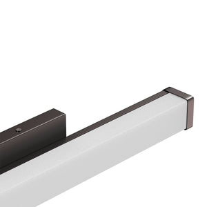 LED Vanity Light Bar Fixture, Rectangle Shape, CCT Changeable (3000K/4000K/ 5000K), LED Wall Mounting Vanity Light