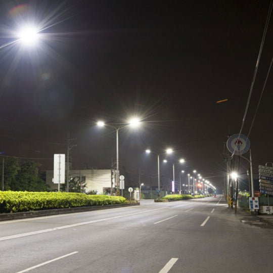 LED Parking Lot Lighting With Photocell, 150W, 525W Equal, 3000K, Universal Mount , Bronze, AC100-277V, LED Pole Light