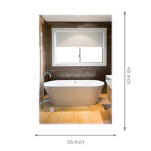 Load image into Gallery viewer, LED Bathroom Vanity Mirror With Lights 36&quot; x 48&quot; Inch, Defogger On/Off Touch Switch, CCT Changeable With Remembrance, Window Style
