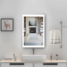 Load image into Gallery viewer, LED Bathroom Vanity Mirror With Lights 36&quot; x 48&quot; Inch, Defogger On/Off Touch Switch, CCT Changeable With Remembrance, Window Style