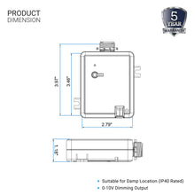 Load image into Gallery viewer, Power Pack 0-10V Wireless Dimming Module,120-277V, 10A Build-in Relay