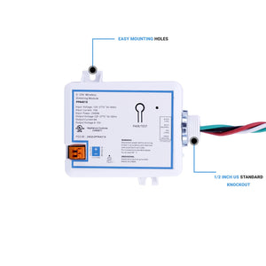 Power Pack 0-10V Wireless Dimming Module,120-277V, 10A Build-in Relay