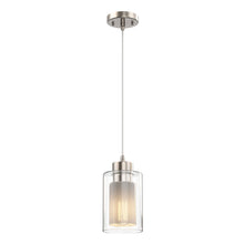 Load image into Gallery viewer, Cylinder Pendant Lighting - Modern Pendant Lights, 8W, Brushed Nickel Finish, 4000K (Cool White), 500 Lumens, ETL Listed