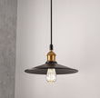 Load image into Gallery viewer, Black - Industrial - Pendant Lights - Lighting, E26 Base, Antique Brass and Matte Black Finish, UL Listed
