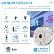 Load image into Gallery viewer, 51 Feet/165 Feet LED Neon Rope Light, 120V, UL Listed (white)