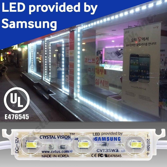 LED Lights 50/50 White Modules for display cases/ windows  by LEDMyPlace Canada