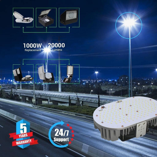 Well-lit roads with LED Retrofit Kit 150W 5700K by LEDMyPlace Canada