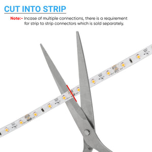 Tunable White Flexible LED Strip Lights, 12V, High-CRI, IP20, 378 Lumens/ft with Power Supply and Controller (KIT)