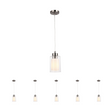 Load image into Gallery viewer, Cylinder Pendant Lighting - Modern Pendant Lights, 8W, Brushed Nickel Finish, 4000K (Cool White), 500 Lumens, ETL Listed