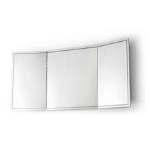 Load image into Gallery viewer, LED Backlit Mirror with Thin Plexiglass Edge, 55.1 X 25.6 Inch, Touch Sensor Switch, Defogger, CCT Remembrance, Titan Style