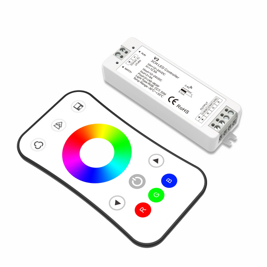 RGB LED Controller Remote with Dynamic Color-Changing Modes