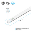 Load image into Gallery viewer, Hybrid T8 4ft LED Tube/Bulb - 20W 2800 Lumens 4000K Frosted, Single End/Double End Power, Fluorescent Replacement - Ballast Compatible or Bypass (Check Compatibility List)