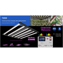 Load image into Gallery viewer, 720w-full-spectrum-grow-lamps-6-bars-dimmable