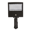 Load image into Gallery viewer, LED Parking Lot Lighting 100W with Photocell, 5700K, Universal Mount, Bronze, AC100-277V, IP65 Waterproof