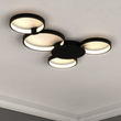 Load image into Gallery viewer, 4 Rings - LED Circle Flushmount Lights - 41W - 3000K - 2986LM - Flushmount for Bedroom