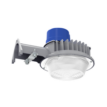 Load image into Gallery viewer, LED Barn Light w/ 3-pin NEMA Photocell, 36/48/60 Wattage Adjustable 3000K/4000K/5000K CCT Changeable, 120-277V, Dusk-To-Dawn, Silver