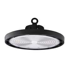 Load image into Gallery viewer, 150W Black UFO LED High Bay Light, 5700K (Daylight White), 525 Watt Replacement, 22500lm, Dimmable, UL, DLC
