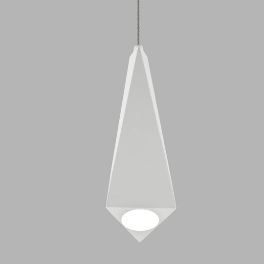 Three Dimensional Triangle Modern Geometric Chandeliers, 1-Light - Geometric Chandeliers 6W, 3000K, 462LM, Dimmable