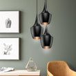 Load image into Gallery viewer, Matte Black Pendant Lighting, Gourd style, E26 Base, Steel Body, UL Listed