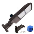 Load image into Gallery viewer, 240W LED Pole Light, Universal Mount, Photocell, Bronze, LED Parking Lot Lights