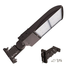 Load image into Gallery viewer, 240W LED Pole Light, Universal Mount, Photocell, Bronze, LED Parking Lot Lights