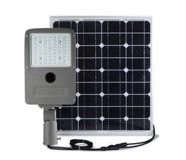 LED Solar Street Light Set ; 40W w/ 90W Solar Panel ; 6000K